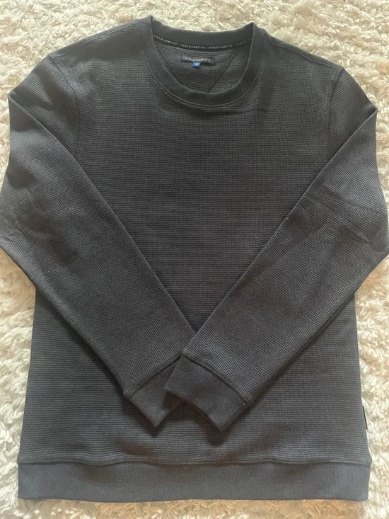 Vince Camuto Men's Crewneck Sweater in Charcoal - Picture 10 of 10